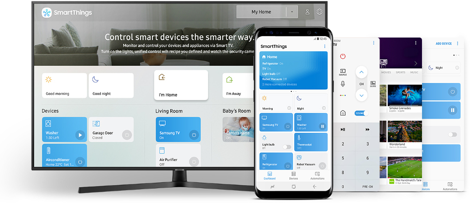 Aplicatia SmartThings